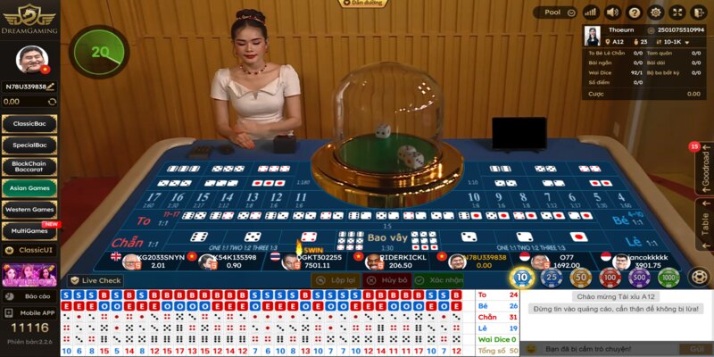 Trải nghiệm Tài xỉu đỏ đen đầy kịch tính tại Casino 8KBET